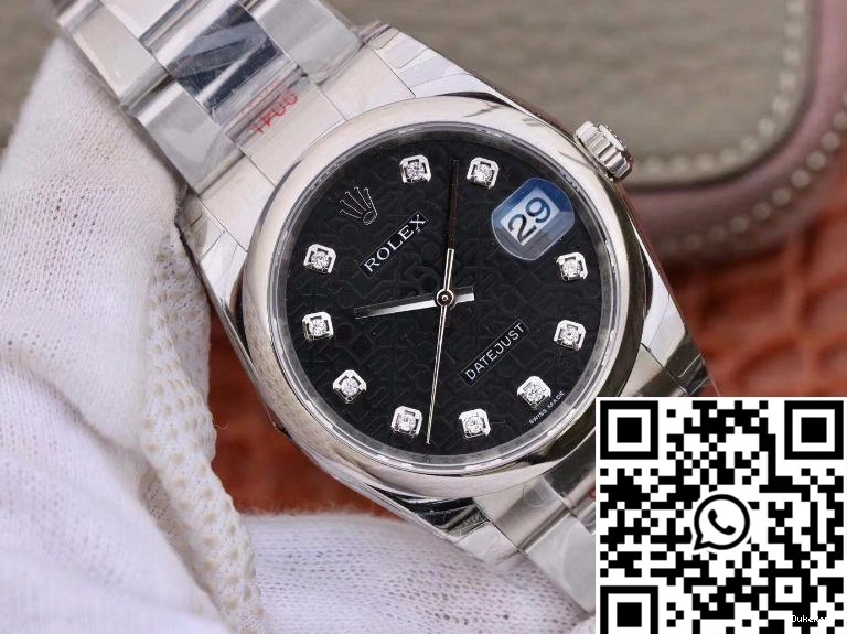 Black Factory 116200 Datejust Dial 36mm DJ Rolex 0425